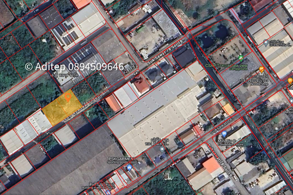 ขายที่ดิน พื้นที่สีม่วง สมุทรปราการ 200 ตร.วา ซอยสุขสวัสดิ์ 78 แยก 18 ถมแล้ว เหมาะสร้างโรงงาน โกดังสินค้า