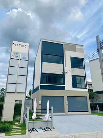 ให้เช่าโฮมออฟฟิศ3ชั้นโครงการDISTRICTรามอินทรา-จตุโชติเหมาะทำโฮมออฟฟิศ หรือเปิดร้านทำธุรกิจ และพักอาศัยราคาเช่า 25,000 บาท / เดือน ( สัญญาขั้นต่ำ 1 ปี ประกัน 2 เดือน ล่วงหน้า 1 เดือน )ที่ตั้ง ถนนเลียบวงแหวนกาญจนาภิเษก แขวงสามวาตะวันตก เขตคลองสามวา กรุงเทพมหานครติดต่อ : คุณภัสพงณ์ 063-409-8164Line : deedaa23เนื้อที่ 30.9 ตารางวา พื้นที่ใช้สอย 134 ตารางเมตร จำนวน 3 ชั้น ส่วนกลางสามารถจอดรถได้ 18 �