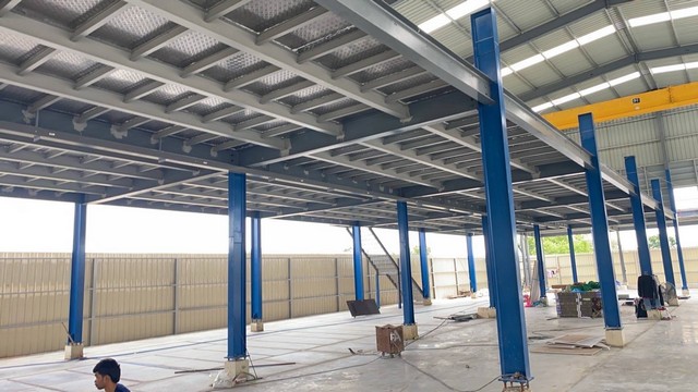 BS1434ให้เช่าโกดังพร้อมเครน เนื้อที่ 600 ตรว.เหมาะทำเป็นคลังสินค้า ย่านดอนเมือง ใกล้ม.รังสิต