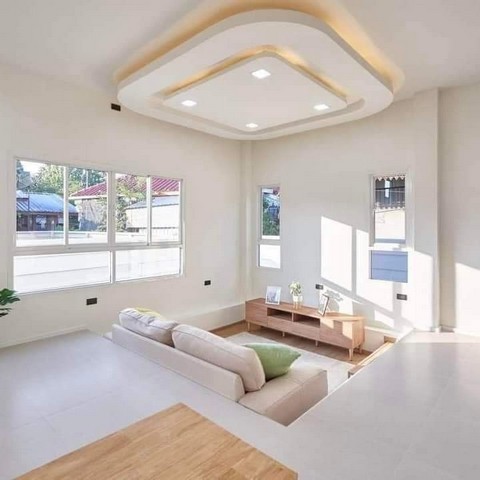 บ้านสร้างใหม่ สไตล์มินิมอลนอร์ดิก สันผักหวาน หางดง