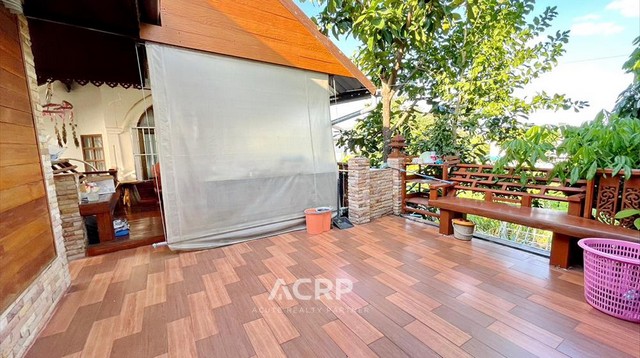 ขายบ้านไม้ทรงไทยกึ่งปูน ต.สันผีเสื้อ เชียงใหม่ ขนาดที่ดิน 65 ตร.ว.