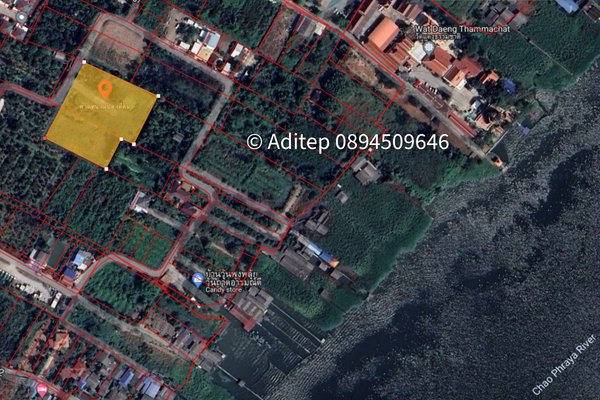 ขายที่ดิน ใกล้แม่น้ำเจ้าพระยา ซ.ไทรม้า 5 นนทบุรี ที่ถมแล้วเกือบ 4 ไร่ ใกล้รถไฟฟ้า ใกล้โครงการสะพานสนามบินน้ำ