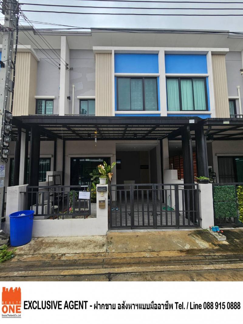 ทาวน์โฮม สวยๆ พร้อมเข้าอยู่ เงียบสงบโครงการ เรซิโอ โฮม วงแหวน-รามอินทรา / Reseo Home Wongwaen-Ramintra•ทาวน์โฮม 2 ชั้น•พื้นที่ 19 ตร.วา•พื้นที่ใช้สอยประมาณ 110ตร.ม•3 ห้องนอน•2 ห้องน้ำ•มีส่วนต่อเติม•1 ห้องครัว•หน้าบ้านมีพื้นที่จอดรถ•สะดวกสบายพร้อมส่วนกลางFacilties•ฟิตเนส/ สระว่ายน้ำ•สวนเขียว•ระบบรักษาความปลอดภัย24 ชม.การเดินทาง•เดินทางสะดวก•ใกล้ห้างสรรพสินค้าแหล่งชุมชน Fashion Island•ร้านอ