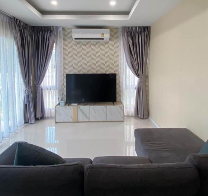 ให้เช่าบ้านเดี่ยว2ชั้น หมู่บ้านเวลาน่า บ้านฉาง-ระยอง โครงการหรูในสนามกอล์ฟ