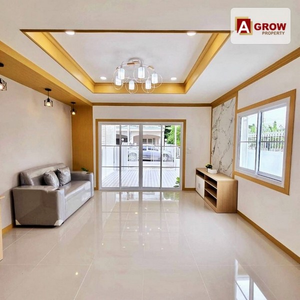 ม. มนวดี เอ็กคลูซีฟ ถนนบ้านกล้วย-ไทรน้อย หลังมุมด้านในสุด เป็นส่วนตัว ตกแต่งใหม่พร้อมอยู่