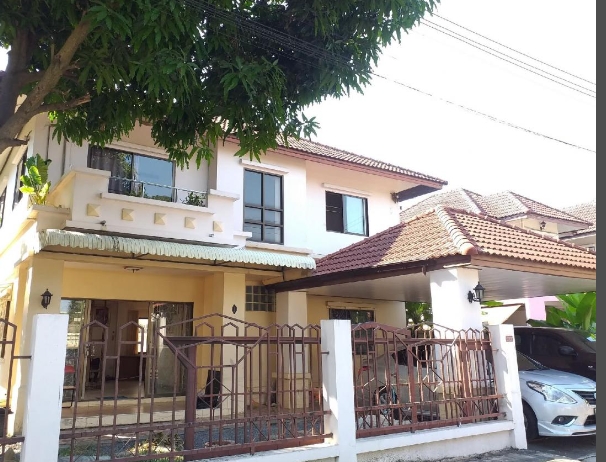 ขายบ้านเดี่ยว 2ชั้น หมู่บ้านสราญธร รังสิต นครนายก คลองสี่ ปทุมธานี เนื้อที่ 82 ตรว