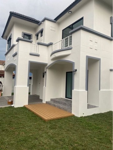 ขายบ้านเดี่ยว หมู่บ้านคุณาลัยวงแหวน-รัตนาธิเบศร์  เนื้อที่ 59.4 ตร.ว. บ้านหลังมุม รีโนเวทใหม่