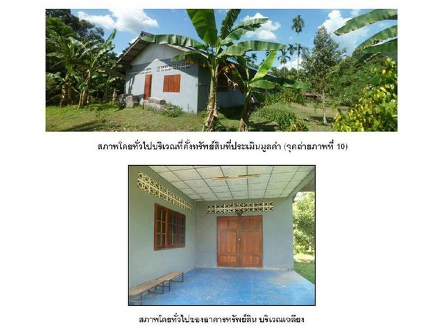 ขายที่ดินพร้อมสิ่งปลูกสร้าง อำเภอบันนังสตา จังหวัดยะลา