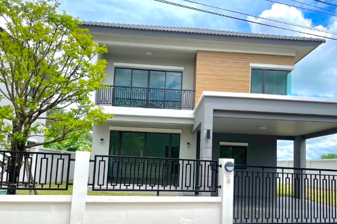 ขายบ้านเดี่ยว หมู่บ้านกฤษณาการ์เด้นโฮม บรมราชชนนี พุทธมณฑลสาย5 สามพราน นครปฐม เนื้อที่ 90.8 ตรว 