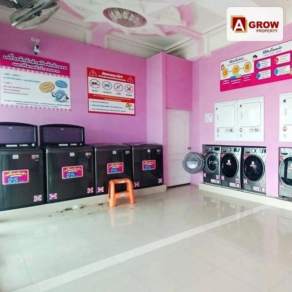 ขายอาคารพาณิชย์ 3ชั้น 2คูหา โครงการกิตตินคร อเวนิว เคหะบางพลี-ลาดหวาย ติดถนนหลักบนทำเลคุณภาพ พร้อมกิจการเครื่องซักผ้า