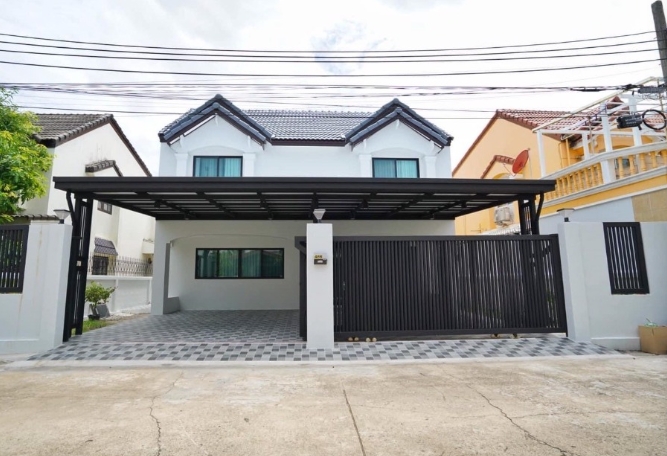 ขายบ้านเดี่ยว หมู่บ้านมาสเตอร์ รอยัล สวนหลวง ร.9 เนื้อที่ 70 ตรว. 5 นอน 3 น้ำ