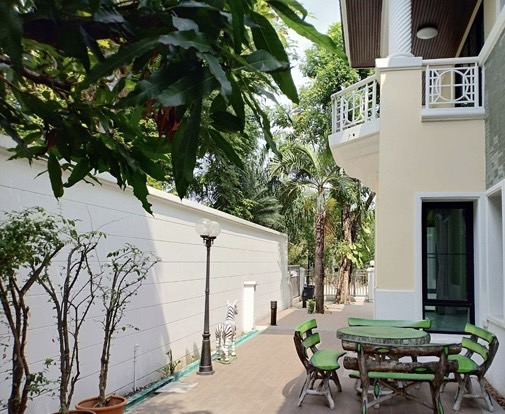 DetailsFor rent, 2-storey single house, area 110 square wah, usable area 250 square meters, 3 bedrooms, 4 bathrooms, 1 living room, 1 dining room, 1 kitchen, garage, 6 air conditioners, complete furniture. The project has CCTV cameras at every point, parking space. It is a house built using good quality construction materials, beautiful with a quiet atmosphere. Premium quality houses are in line with modern style. Large village park, club, swimming pool, complete with 24-hour village security guards. Very good location, The Mall Ngamwongwan shopping mall, expressway, convenient transportation on Prachachuen Road, along Khlong Prapa, exit Ngamwongwan-Chaeng Watthana. The BTS Skytrain project is under construction. Many tourist attractions are near Chaeng Watthana Government Complex. Don Mueang Airport 20 minutes Prachachuen Road, along Khlong Prapa Canal, next to Dhurakij Pundit University, rental price 50,0000 baht/monthRental price 50,000 baht/monthContact Mr. RitthichaiTel. 081-732-9