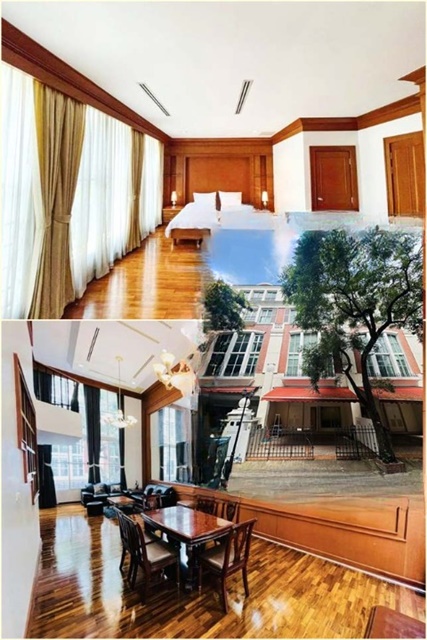 ดองกิ มอลล์ เฟอร์นิเจอร์คร ทองหล่อ 0.5 กม. ให้เช่า คฤหาสน์ ทาวน์เฮาส์ 4-5ชั้น สุขุมวิท 55 Avenue The Commons พร้อมอยู่ ราคา 119,999 บาท-เดือน 4นอน 6น้ำ J-Donki Mall Thonglor 0.5km. Mansion for rent townhouse 4-5Storeys Sukhumvit55 fully fur ready to move in price 119,999 baht-month 4 bed 6bath J-Avenue The Commons..ใกล้ BTS ทองหล่อ34 ตรว.400 ตารางเมตร  แขวงคลองตันเหนือ เขตวัฒนา กรุงเทพมหานคร 101104-5 ชั้น4 ห้องนอน6 ห้องน้ํา1 ห้องแม่บ้านที่จอดรถ 2 คันสนามเด็กเล่นสําหรับเด็ก การรักษาความปลอดภัย 24 ชมในหมู