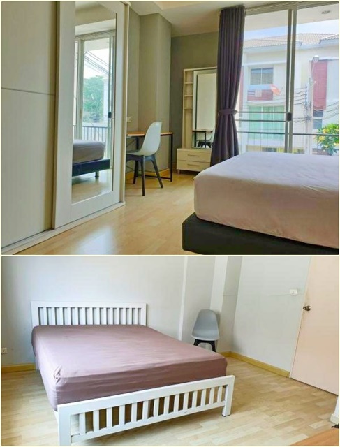 ให้เช่าทาวน์โฮม 3 ชั้น ถนนช่องนนทรี  22 ตร.ว หิ้วกระเป่าเข้าอยู่ ใกล้โลตัส เซ็นทรัลพระราม3 218 ตรม 3นอน 3น้ำ 5แอร์ พร้อมเฟอร์ครบ BTS BRT