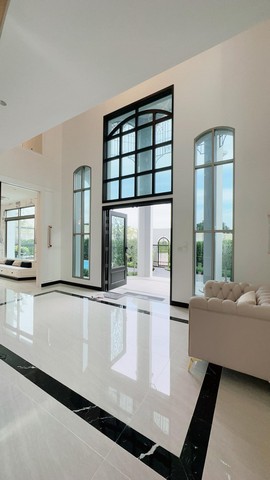 ขาย-ให้เช่า บ้านเดี่ยวแปลงมุม เพอร์เฟค มาสเตอร์พีซ พระราม 9 กรุงเทพกรีฑา 202 ตรว. เฟอร์ครบ ใกล้ รร.นานาชาติ