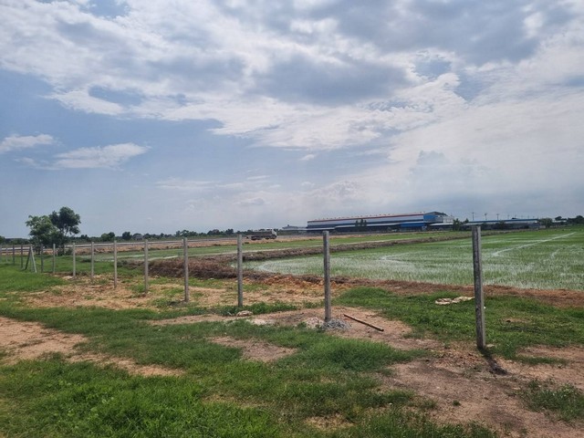 ขายที่ดิน6ไร่ผังสีม่วงจุดสีขาวเขตEEC อ.เมือง ฉะเชิงเทราถนนกว้าง 8-10 เมตร รถคอนเทนเนอร์ เข้าออกได้ติดถนน 2 ด้าน เหมาะสร้างโรงงาน ใกล้ตลาดปองพล ถนนสุวินทวงศ์ บางนาตราดราคาขาย 14,400,000 บาท ( ไร่ละ 2.4 ล้าน )ที่ตั้ง ตําบลคลองอุดมชลจร อ.เมืองฉะเชิงเทรา จ.ฉะเชิงเทราติดต่อ : คุณภัสพงณ์ 0634098164Line : deedaa23เนื้อที่ 6 ไร่ หน้ากว้าง 55 เมตร ความยาว 160 เมตร- ถนนเทคอนกรีตกว้าง 8-10 เมตร- รถใหญ่ รถคอนเท