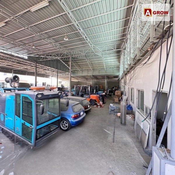 โรงงาน/โกดัง พร้อมออฟฟิศสำนักงาน และที่พักอาศัยคนงาน พร้อมบ้านเดี่ยว2 ชั้น บางโฉลง บางพลี