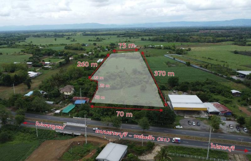 รายละเอียดที่ดินโฉนดครุฑแดง นส.4จ.พื้นที่รวม 18 ไร่ 52 ตร.ว. (ขายยกแปลง)หน้ากว้าง 70 เมตร ยาว 370 เมตร (โดยประมาณ)ผังเมืองสีชมพูทำเลต.หนองไผ่ อ.หนองไผ่ จ.เพชรบูรณ์ติดถนนหลัก สระบุรี-หล่มสัก (ถนนหมายเลข 21)ติดปั้ม PT, ปั้มบางจากสถานที่ใกล้เคียงห่างตัวอำเภอ 1 กม.230 ม. ถึงจุดกลับรถ1.9 กม. Lotus โกเพรช2.8 กม.โรงพยาบาลหนองไผ่1.8 กม.โรงเรียนหนองไผ่56 กม. อ.เมืองเพชรบูรณ์102 กม.เขาค้อ129 ภูทับเบิก187 ก