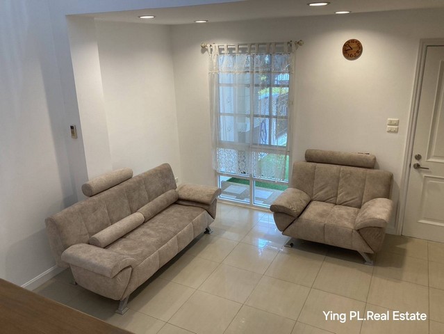 ให้เช่าทาวน์โฮม มบ.พลัส ซิตี้ พาร์ค เกษตร-นวมินทร์ หลังมุม พร้อมเฟอร์ฯ ถนนมัยลาภ