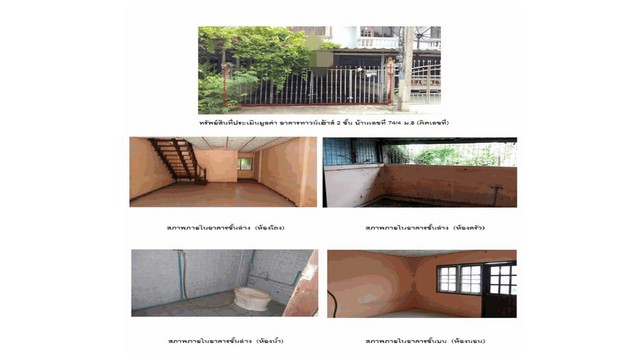 ขายทาวน์เฮ้าส์มือสองเมืองอ่างทอง   โครงการทรัพย์เมืองทอง  อ่างทอง