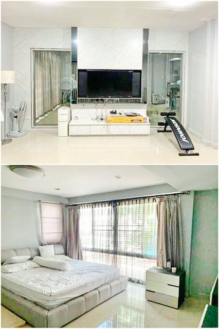 ให้เช่าคฤหาสน์ 2ชั้น 96 ตร.ว.รร สารสาสน์วิเทศไทรน้อย 800 ม. บางกรวย  บ้านเดี่ยว 3นอน 3น้ำ นนทบุรี จากแจ้งวัฒนะ 300 ตร.ม.  แอร์ 6 ตัว