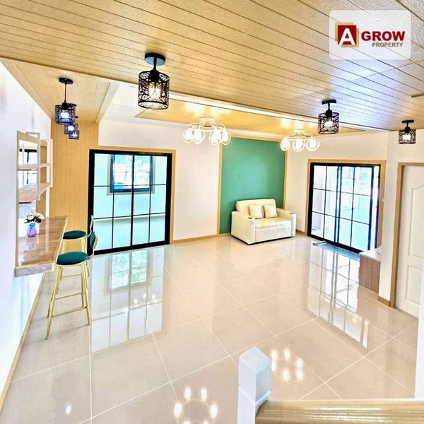 ม. พฤกษา10 ซ.41/1 ไทรน้อย ห้องมุมหน้าสวน สาธารณะ ตกแต่งใหม่พร้อมอยู่