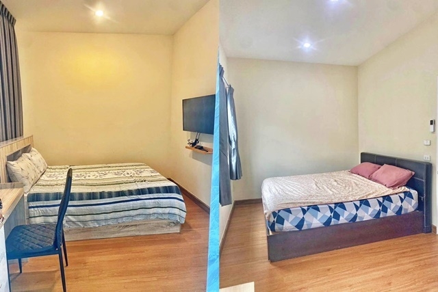 หิ้วกระเป๋าพร้อมอยู่ 16.ตรว. 3นอน เมกา บางนา โกลเด้นท์ทาวน์ ให้เช่าทาวน์เฮาส์ 2 ชั้น  2น้ำ 3แอร์ 1จอดรถ เฟอร์นิเจอร์ ครบครัน