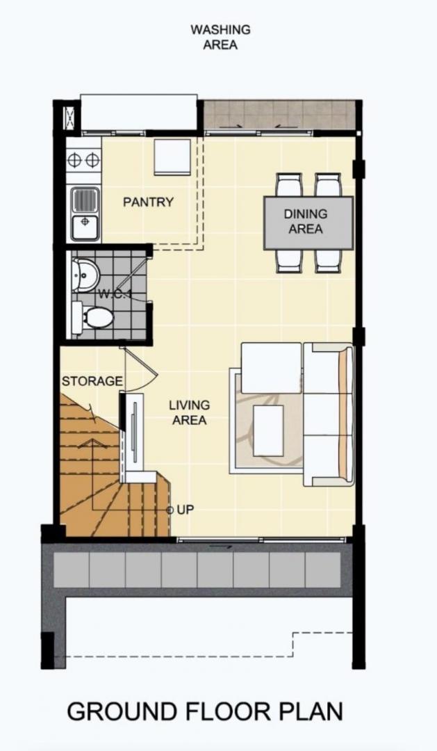 EPL-HR3697 ให้เช่าทาวน์โฮม 3 ชั้น ซอยลาดพร้าว 41 แยก 6-7 โครงการ Cozy@Ladprao41 ที่ดิน 34.5 ตารางวา พื้นที่ใช้สอยรวม 130 ตารางเมตร