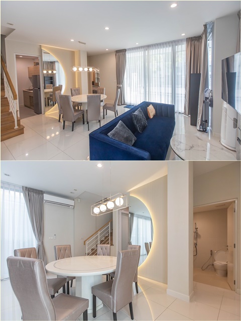 ให้เช่า คฤหาสน์ 3 ชั้น สุคนธสวัสดิ์ The Walk เกษตร-นวมินทร์ 900m. นานาชาติกีรพัฒน์  4นอน 4น้ำ  Central East Ville 38ตร.ว  244ตร.ม.