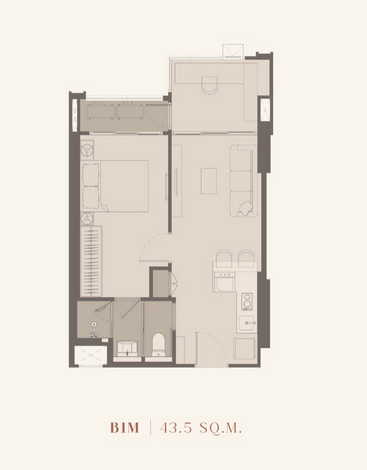 ขายดาวน์ คอนโดใหม่ Rhythm Charoennakorn Iconic ชั้นที่ 18 (เจ้าของขายเอง)