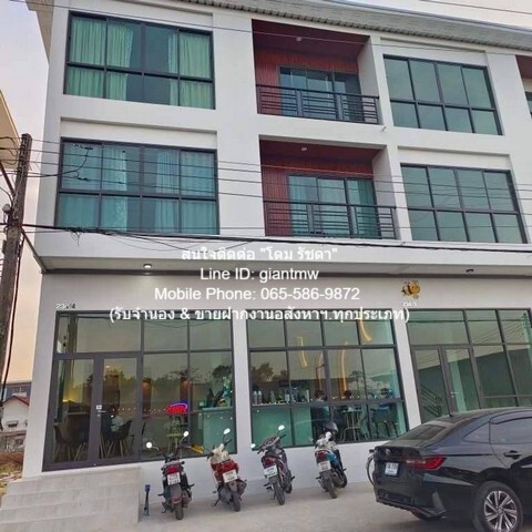 APARTMENT ขายอาคารพาณิชย์ 3 ชั้น (ห้องมุม) แบ่งเป็นร้านค้า และห้องพักให้เช่า มหาวิทยาลัยศรีนครินทรวิโรฒ องครักษ์ 1.5 กม. ราคาดี  เป็นอาคารพาณิชย์ที่อยู่ท่ามกลางชุมชน และหลังมหาวิทยาลัยศรีนครินทรวิโรฒ องครักษ์ ที่มีศักยภาพ และกำลังซื้อสูง เหมาะสำหรับซื้อเพื่อลงทุนทำห้องพัก และเปิดร้านค้าที่ชั้น 1
