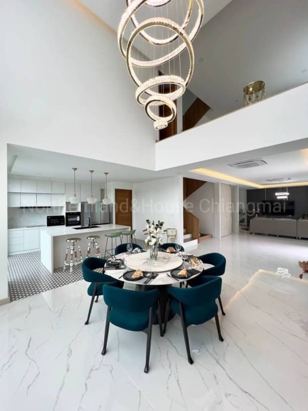 ขาย 20.9 ล้าน บ้านพูลวิลล่าสร้างใหม่ 89.4 ตรว. 5 นอน 7 น้ำ โซนสันทราย ในโครงการ บ้าน 3 ชั้น วิวดอยสุเทพ เฟอร์นิเจอร์ครบ พร้อมเข้าอยู่ได้เลย