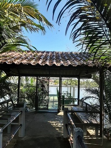 PO1137 ด่วน ปรับลดราคา ขายที่ดิน และ สิ่งปลูกสร้าง ริมแม่น้ำแม่กลอง สมุทรสงคราม ใกล้วัดแม่น้ำ