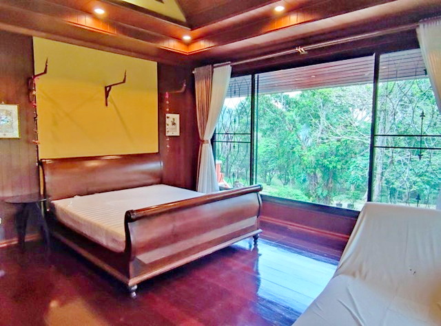 เชียงใหม่ พร้อมเฟอร์ รร.นานาชาติเปรม Pool Villa ให้เช่าคฤหาสน์ไม้ แม่ริม ครบครัน 2 ชั้น 2นอน 3น้ำ รีโนเวทใหม่  450 ตร.ม.  3แอร์ 2ไร่