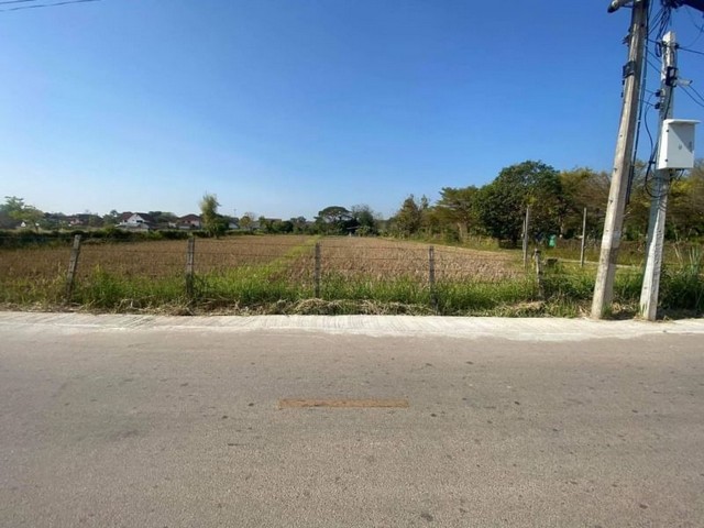 ที่ดินติดถนนน ตรงข้ามตลาดสดแม่เหียะ ผังสีเหลือง