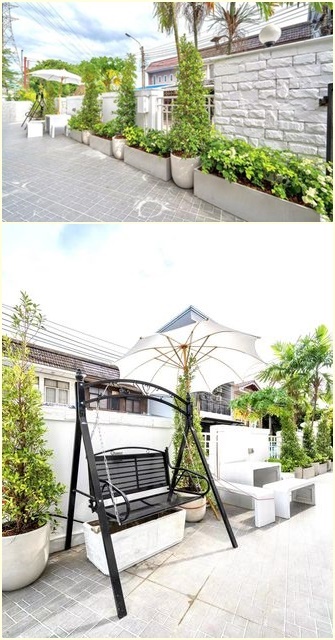 ให้เช่าทาวน์โฮมหรู เฟอร์ครบ  4.5 ชั้น รัชดาภิเษก MRTลาดพร้าว 0.9กม. 6-7 นอน  5น้ำ 380ตรม. 51ตรว. สระว่ายน้ำ ฟิตเนสในบ้าน ห้วยขวาง