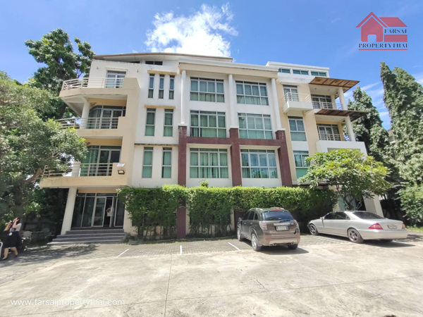 ให้เช่าตึกอาคารสำนักงาน 4ชั้น พื้นที่ใช้สอย 600 ตร.ม เครื่องใช้สำนักงาน  ถนนกาญจนาภิเษกบางใหญ่ใกล้เซ็นทรัลเวสเกตท์ ราคาเช่า 95,000 บ/ด