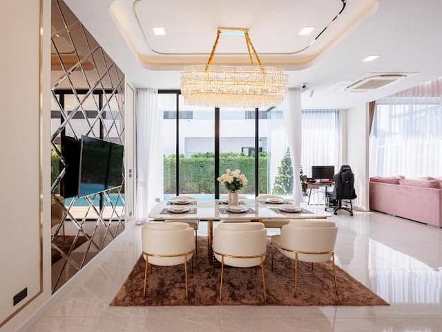 HR1801ขายและให้เช่า โครงการสุดหรู หมู่บ้าน Belgravia Bangna Pool Villa ใกล้โรบินสันลาดกระบัง