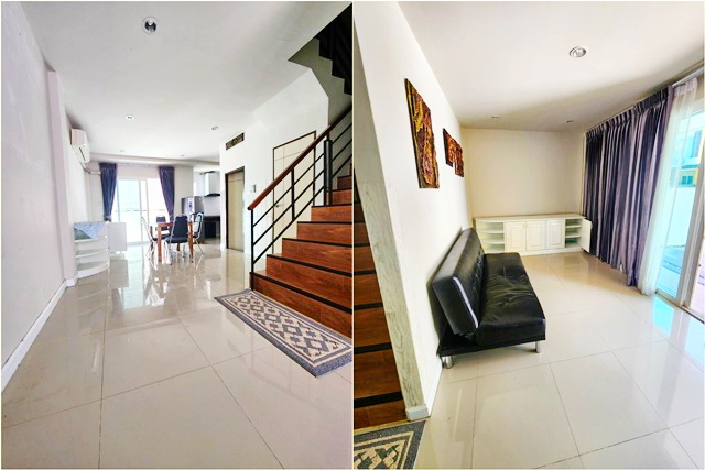 APL ลาดกระบัง 32-56 เฟอร์ครบ เครื่องซักผ้า ให้เช่าโฮมออฟฟิศ 3 ชั้น สุวรรณภูมิ 21ตรว. 228ตรม. พร้อมอยู่ 4นอน 4น้ำ 2จอดรถ 5แอร์