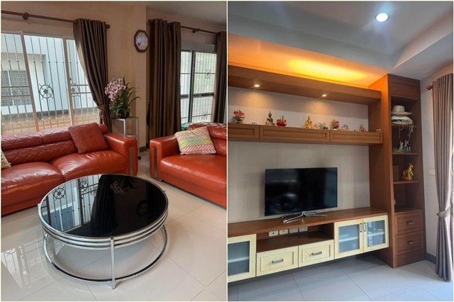 ให้เช่าบ้านเดี่ยว 2 ชั้นในหมู่บ้าน วงแหวน-ประชาอุทิศ ทุ่งครุ 62ตรว. 7-11 399ม. พระจอมเกล้าธนบุรี  3.4 กม  255ตรม.