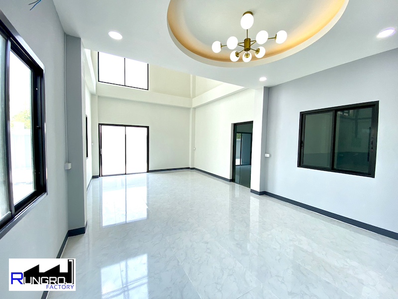 BST700 ให้เช่าโรงงานใหม่สร้างเสร็จพร้อมเข้าอยู่ ใกล้ศูนย์กระจายสินค้าเซเว่นบางบัวทอง ห่างจากถนน 340