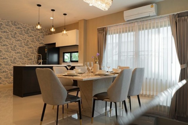 ให้เช่าบ้านหรู ตกแต่งครบ สไตล์ล้านนา เศรษฐสิริ สันทราย