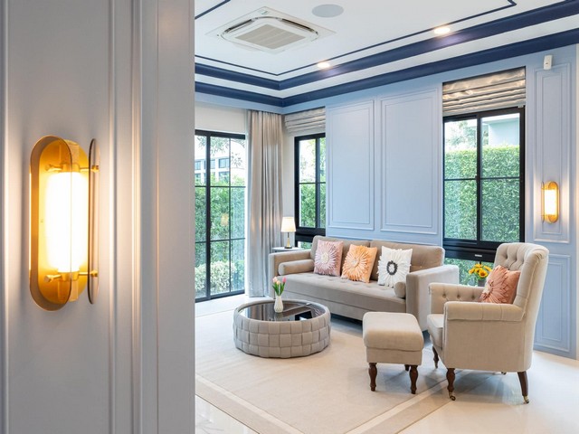 ขายบ้านเดี่ยว 2 ชั้น 100 ตรว. 4 ห้องนอน หมู่บ้านนันทวัน พระราม9-กรุงเทพกรีฑาตัดใหม่ บ้านใหม่ตกแต่งพร้อมอยู่