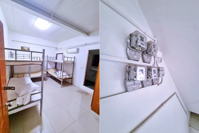 เฟอร์ แอร์ 28ตัว ทุกห้อง  27นอน MRTปุณณวิถี12-19  355ม. ขายโรงแรม Hostel 5 ชั้น 100เตียงนอน สุขุมวิท101  55ตรว. 750ตรม.