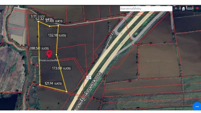 ขายด่วน ที่ดินเปล่า ติดถนนเลี่ยงเมืองราคาถูก  เนื้อที่ 15-1-2 ไร่  ต.วัดไทรย์ เมืองนครสวรรค์   ZK328