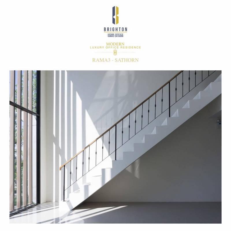 ให้เช่าและเซ้งสิทธิ อาคารพาณิชย์ 4.5 ชั้น ไบรตัน-พระราม 3 ถนนรัชดาภิเษก ใกล้โรงเรียนคิงคอเลจ