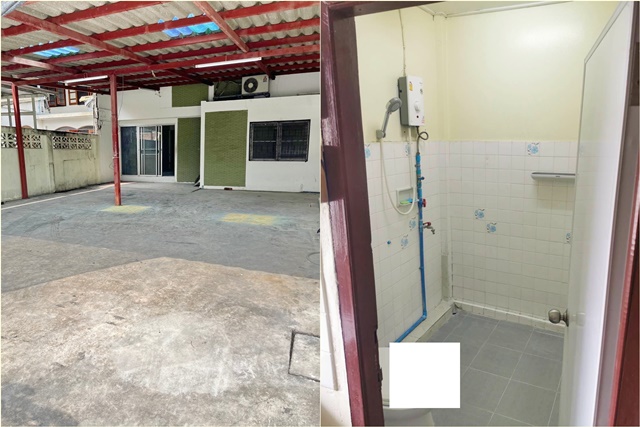 3 แอร์บ้าน  ให้เช่า โกดัง 2ชั้น 4 นอน 2 น้ำ 317ตรม.52ตรว. 4 นอน 2 น้ำ 3 แอร์ 3 จดทะเบียนบริษัทได้ โลก รามคำแหง 58-62 กรุงเทพกรีฑา5-9