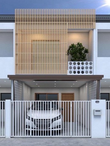 POR4840 ขาย ทาวน์โฮม 2 ชั้น หมู่บ้าน ปัฐวิกรณ์ 2 ซอยรามอินทรา 42/1 รีโนเวทใหม่ สไตล์ Modern Japanese ใกล้รถไฟฟ้าสีชมพู สถานี กม.6