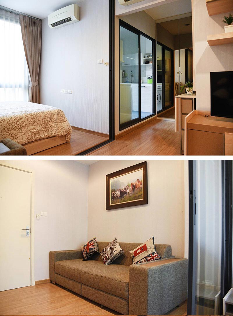 ขายคอนโด เดอะทรี พริวาต้า บางซื่อ 27 ตรม. 1นอน 1น้ำ ครัว ห้องนั่งเล่น เฟอร์บิ้วท์อินครบ แอร์ เครื่องใช้ไฟฟ้า