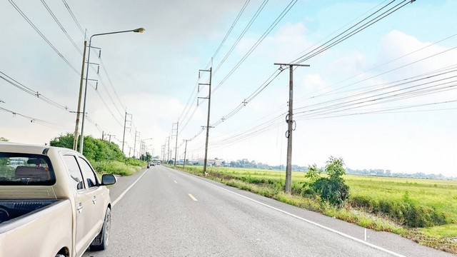 ขายที่ดินหน้ากว้างแหล่งความเจริญฉะเชิงเทรา​  พื้นที่สีเหลือง ✳️บนเนื้อที่ 55 ไร่